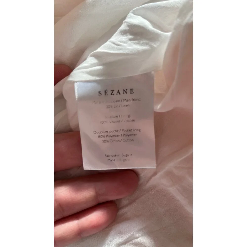 SEZANE GINGHAM SHORTS 38 M - Picture 6 of 6